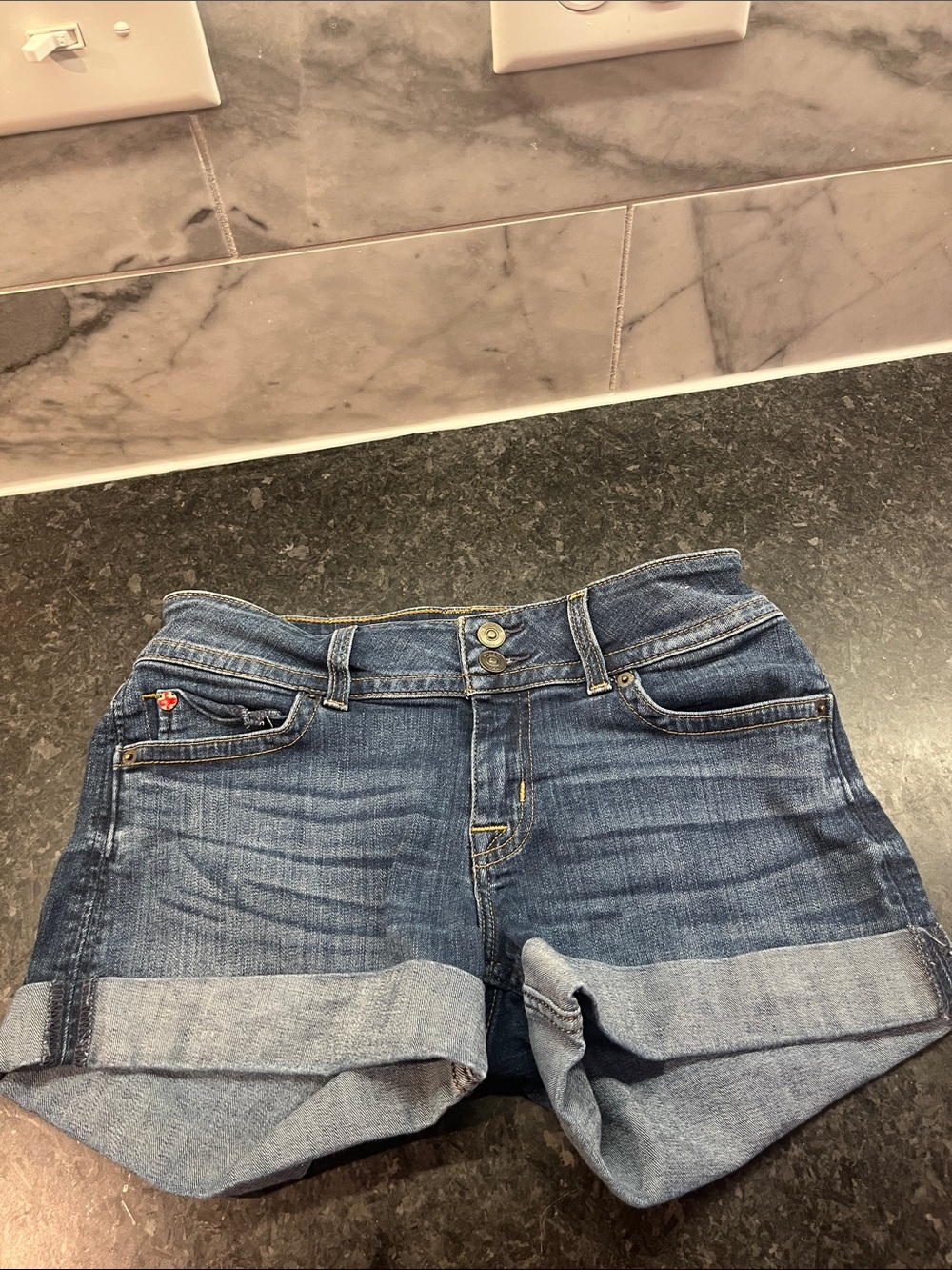 LADIES HUDSON DENIM SHORTS